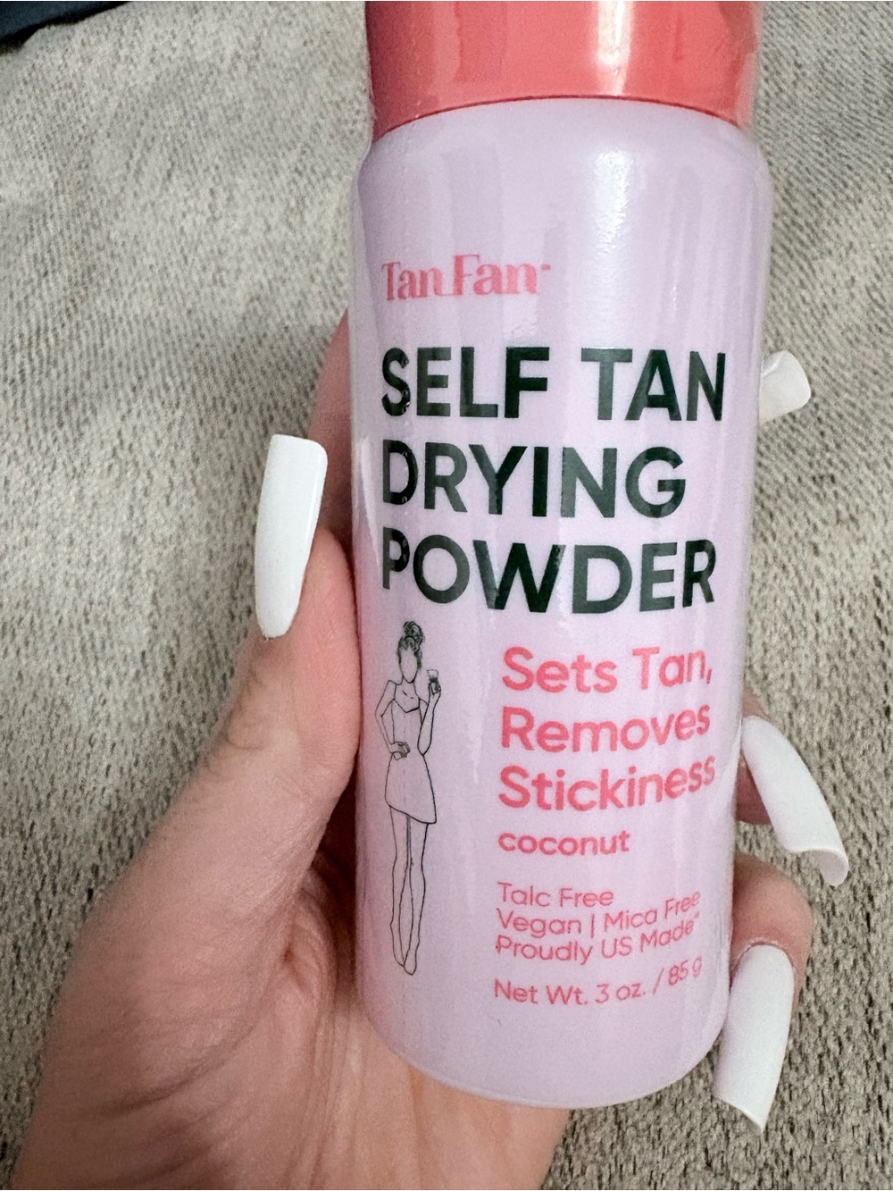 TanFan self tan drying powder brand new sealed package